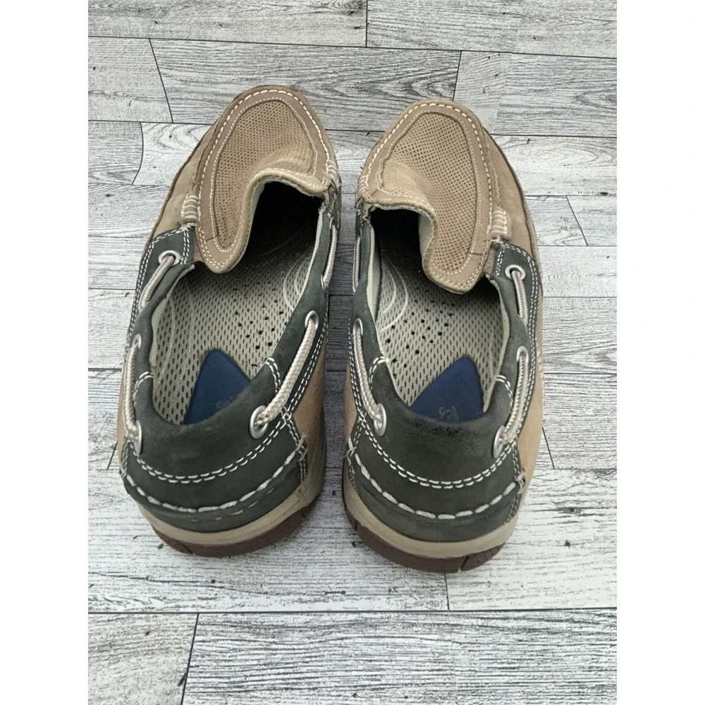 Bass Mens Sparrow Leather Upper Boat Shoes Loafers Casual Slip‎ On Size 9M